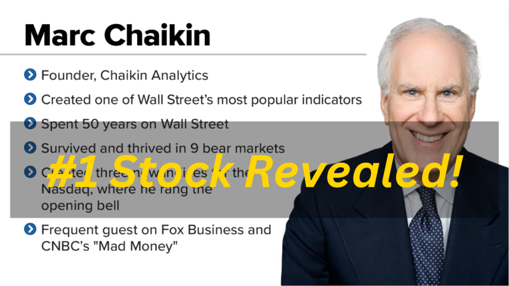marc chaikin number one stock revealed